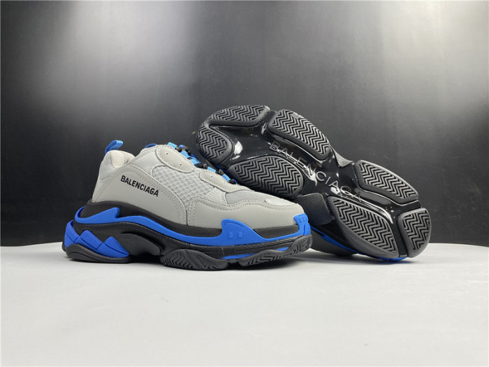 bl triple s trainers sneakers silver 051318