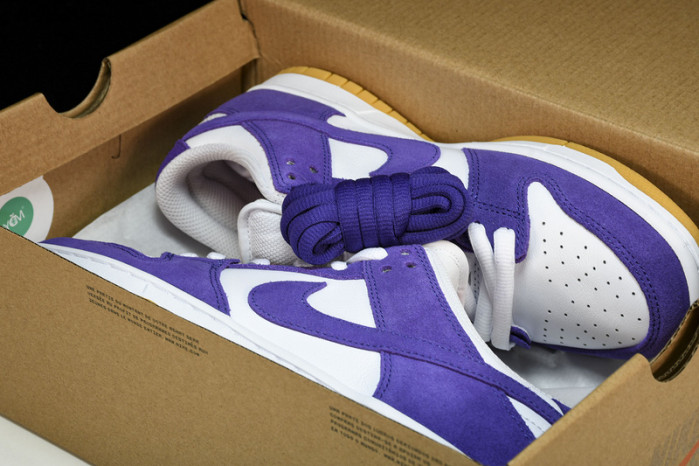 nike sb dunk low pro iso orange label court purple dv5464-500