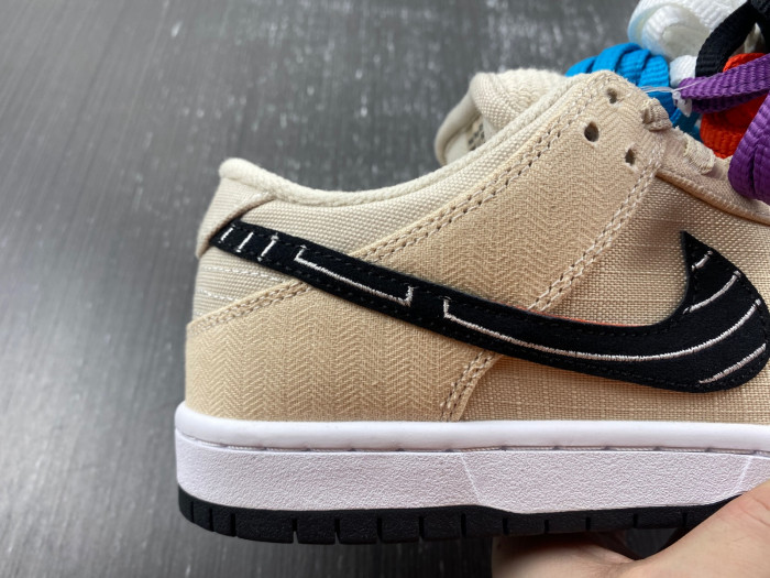 nike sb dunk low albino & preto fd2627-200