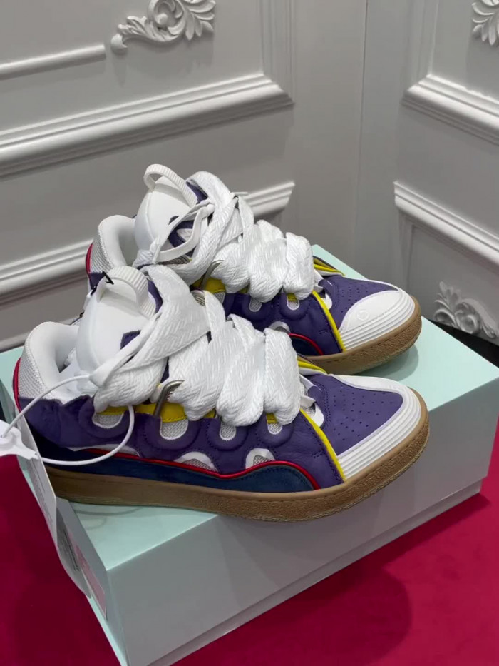 lanvin curb sneaker