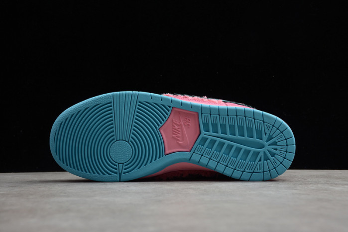 grateful dead x nike dunk low sb "pink bear" cj5378-600